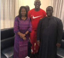 Balla Gaye 2 dans le cortège de Macky Sall en Casamance