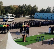 Levée du corps des quatre gendarmes morts suite à un accident d’un pick-up …