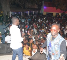 EN IMAGES: Birkama Pape Diouf remplit le Jokko Art pour fermer ses 72H en Gambie.