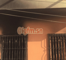 Vidéo- Un violent incendie ravage la maison d'un souteneur de Macky Sall à Thiès