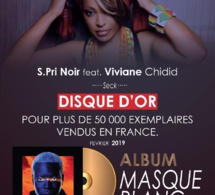 S. PRI  Noir en featuring avec Viviane décroche un disque pour son premier album
