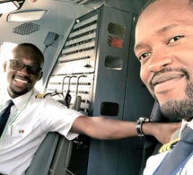 Papi Tall et Mike Oud deux jeunes pilotes de ligne de la compagnie Air Sénégal