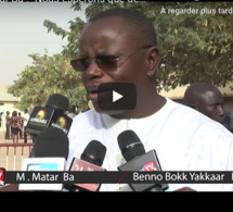 VIDEO - Matar Bâ : "Nous espérons que demain, le Président Macky Sall continuera à construire ce pays"