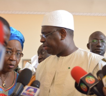 Macky Sall après son vote: "je salue la maturité des Sénégalais"
