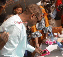 Youssou Ndour gagne dans son bureau de vote