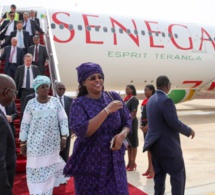 Airbus A330 Neo de Air Sénégal: l’avion à Dakar avec 13 tonnes de dons pour Marième Faye Sall