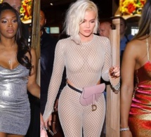 Khloé Kardashian surprend dans une tenue transparente assez osée … à l’anniversaire de sa meilleure amie, sœurs jumelles Malika et Khadijah