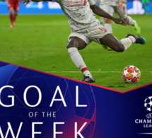 Ligue des Champions: Sadio Mané remporte le titre de plus beau but de la semaine