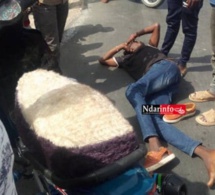 Urgent – Accident à la Cité Vauvert : Encore, une moto Jakarta percutée par un véhicule…