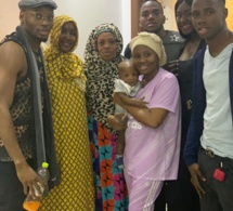 Diafra Sakho en visite à la Maison de Famille