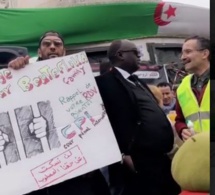 A Paris, Me El Hadj Diouf apporte son soutien au peuple algérien… Regardez !