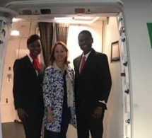Ségolène Royal à bord d’Air Sénégal en direction de Dakar pour l’investiture de Macky