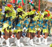 La belle prestation des majorettes du Collège Notre Dame