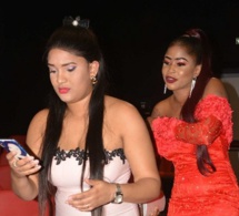 Projection du long métrage de POD et MARICHOU: Eva très élégante dans sa robe