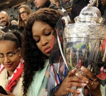Ismaïla Sarr vainqueur de la coupe de France, avec sa femme: « Coupe bi dina ko yoobou Sénégal»