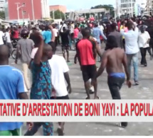 BENIN: Tentative d'arrestation de Yaya Boni, la population dans les rues.