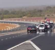 Le cortège de la dépouille de Cheikh Béthio en direction de Touba