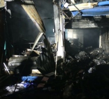 Incendie à Sandaga : Un blessé, une vingtaine de cantines détruites