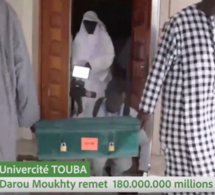 Université de Touba: Darou Mouhty remet 180 Millions de Fcfa au Khalif général des mourides