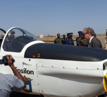 Voici les 2 aéronefs TB30 Epsilon de l’armée sénégalaise offert par la France
