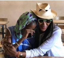 En séjour au Sénégal : Naomi Campbell rend visite au CEM Jean-Claude Mimran de Richard-Toll