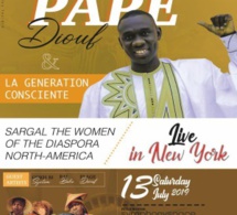 AMERICAN TOUR: New African Production présente Pape Diouf au Symphonispace à Atlanta le 04, New York le 13 JUILLET