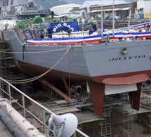 Japon: Le nom du navire USS John McCain a-t-il été masqué pendant la visite de Donald Trump ?
