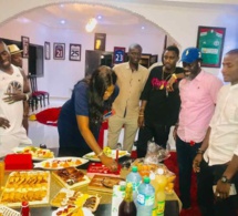 Wally Seck et Mbaye Diagne à l’anniversaire de Papiss Demba Cissé