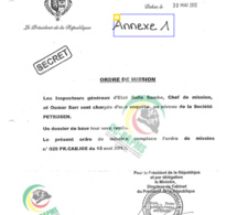 Affaire Petro-Tim : La lettre de mission de l’IGE émane de Macky Sall (Document)