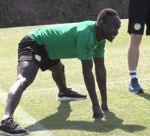 Dernier entraînement des Lions en Espagne : Sadio Mané en solo