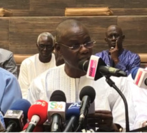 EN DIRECT: CONFÉRENCE DE PRESSE DE BENNO BOKK YAKAAR