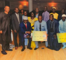 ADESMATS L’association des maîtres tailleurs du Senegal aux USA.Representé par son secrétaire général Khadim soung Ahmadou a Colombia university a la journée economic de Fongad-invest   à New York