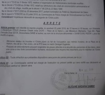 Marche de "Saam Sunu Reew" de ce vendredi: la manifestation finalement interdite