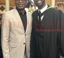 LONDRES: Les images de la graduation du fils de Youssou Ndour diplômé BA Global Management Leadership and Management de la Regents University