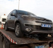 La voiture de Bécaye Mbaye prend feu au retour des obsèques de Tanor Dieng