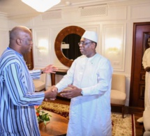 PHOTOS - Décès d'Ousmane Tanor Dieng: Le président du Faso a présenté ses condoléances