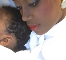 Katy Chimère Diaw de la série « Un café Avec »  avec son bébé Mohamed Fadel !