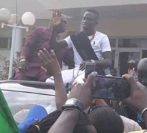 Accueil triomphal à Ziguinchor pour le joyau de la Tanière, Krépin Diatta !