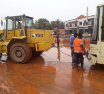 Pluie à Dakar : Les routes de certains quartiers impraticables (images)