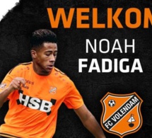 Mercato: Noah Fadiga prêté au FC Volendam (D2 Pays-Bas)
