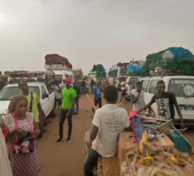 Ourossogui: La déviation du Pont de Sinthiou Garba cède, des dizaines de voitures bloqués
