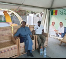 Abou Kâne, le patron de Bergerie Galoya partenaires Baba Diao et Amadou Sall