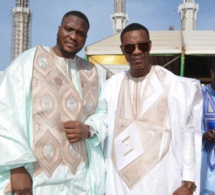 Le Directeur de l'OMART, Tange Tandian et le fils de Madické Niang, Allé à la priére de la Tabaski à Massalikoul Djinane.