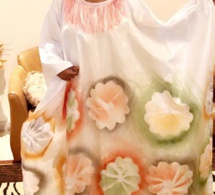  Tabaski 2019 : Merry Bey Diouf toute rayonnante dans son jolie Grand Boubou Sagnsé sénégalaise lui va à merveille…