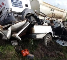 Urgent: Collision entre un camion et un « 7 places » fait 6 morts: Les images de l’accident
