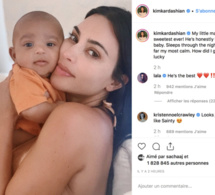 "Comment puis-je être aussi chanceuse": Le beau message de Kim Kardashian à son bébé
