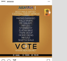 Momo Dieng nominé parmi les 10 meilleurs artistes d'Afrique: VOTEZ VITE POUR LUI