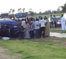 Les terribles images de l’accident de Cheikh Amar sur la route de Touba
