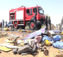 Accident grave à Louga: Un camion heurte un bus qui prend feu et fait un mort et 20 blessés