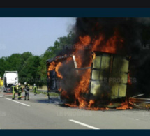 Louga: Une collision entre un camion et un bus fait un mort et 20 blessés (VIDEO)